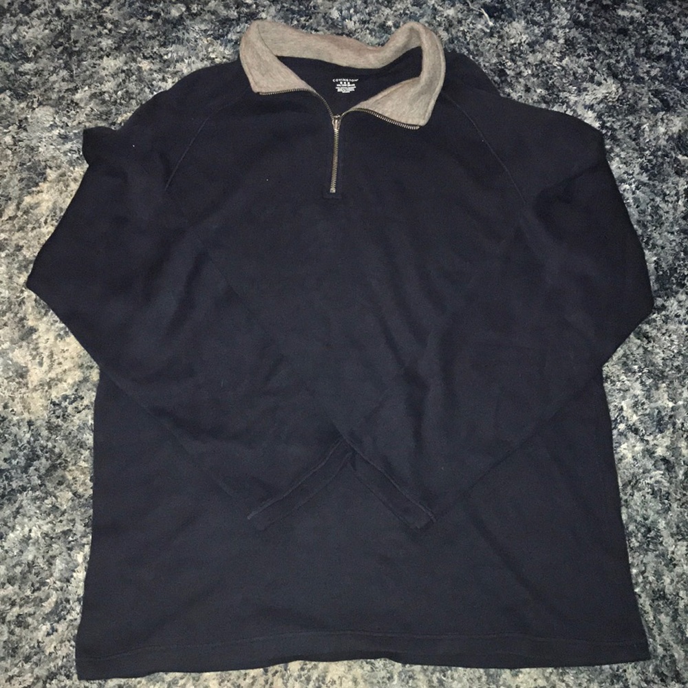 Mens half zip sweater
